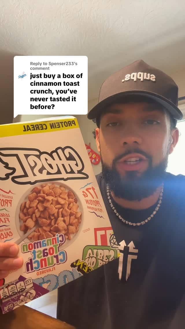 What are your thoughts on @ghostlifestyle @cinnamontoastcrunch Protein Cereal?  Do you agree with Spenser?