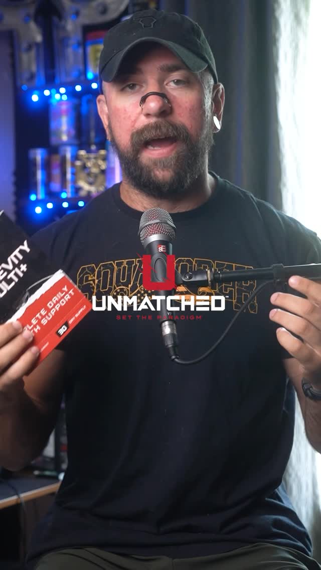 Seven products or one? @unmatchedsupps longevity Multi+