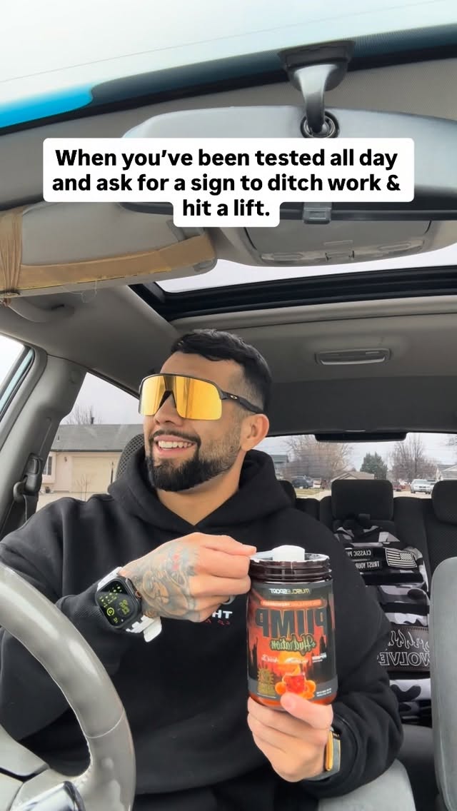 This is your sign to go hit a lift 