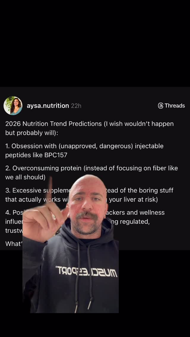 Hot take: virtually all consumers would be in a better position adding a quality protein like @apollonnutrition 50/50