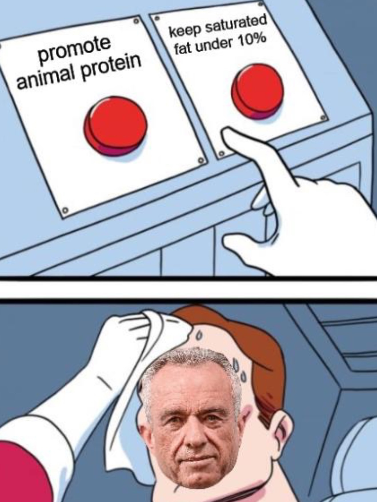 Idk man we’re just happy about the focus on animal proteins and whole foods