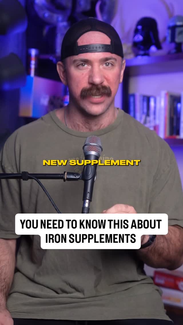 You need to know this about iron supplements