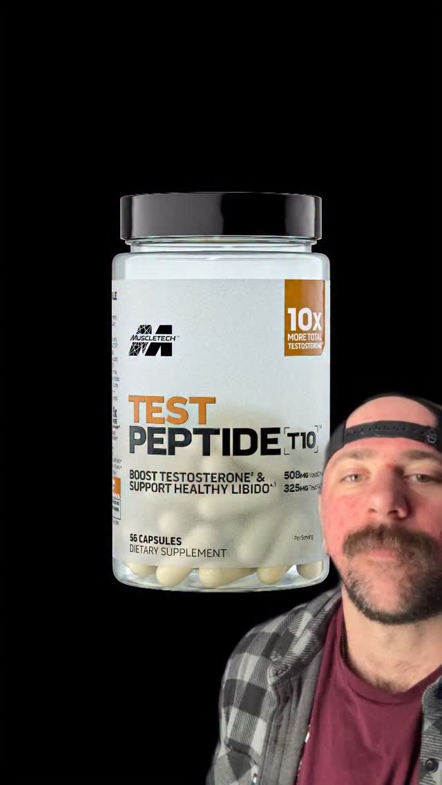 @muscletech is leaning into peptides, are you?