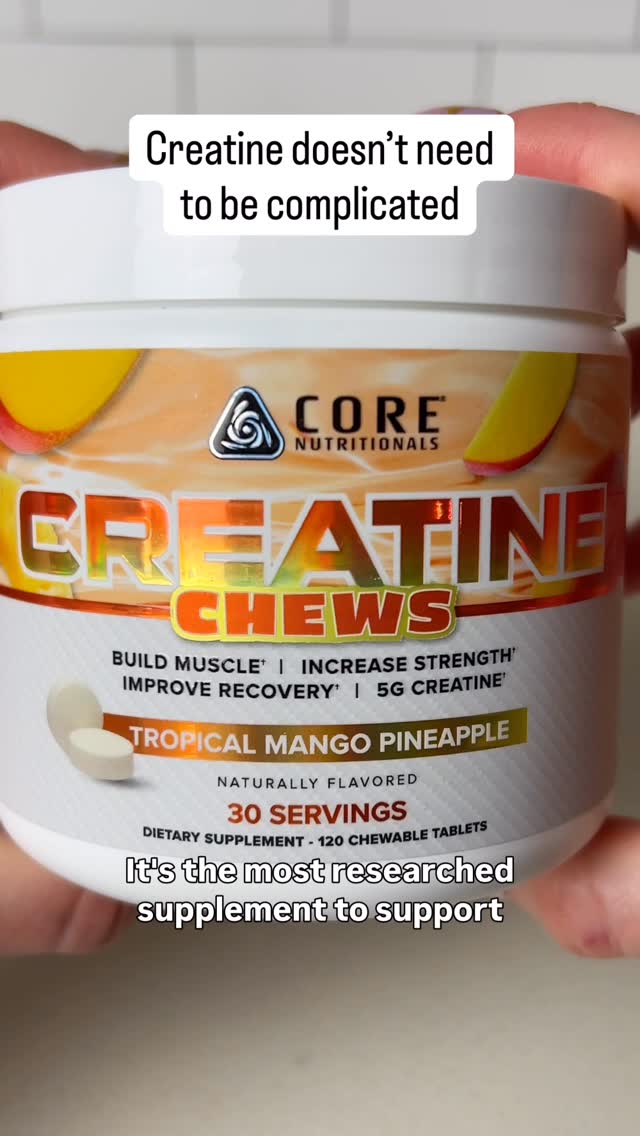 @corenutritionals Creatine Chews are live now! 