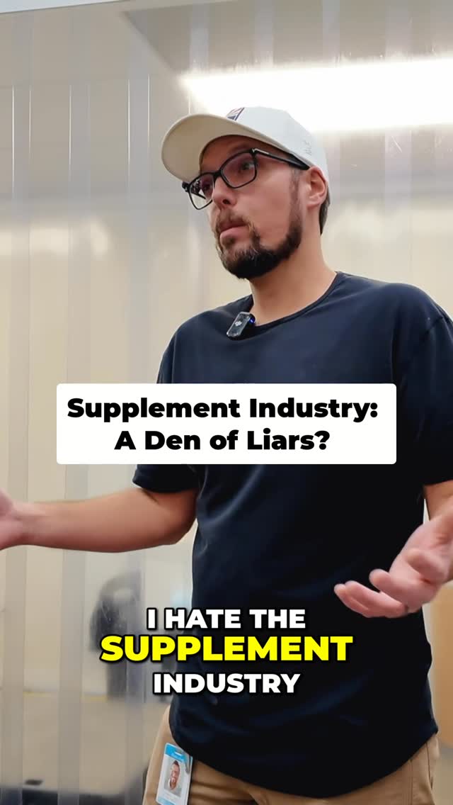 Why does @nootropicsdepot hate the supplement industry? Watch out latest YouTube tour of their facility to find out