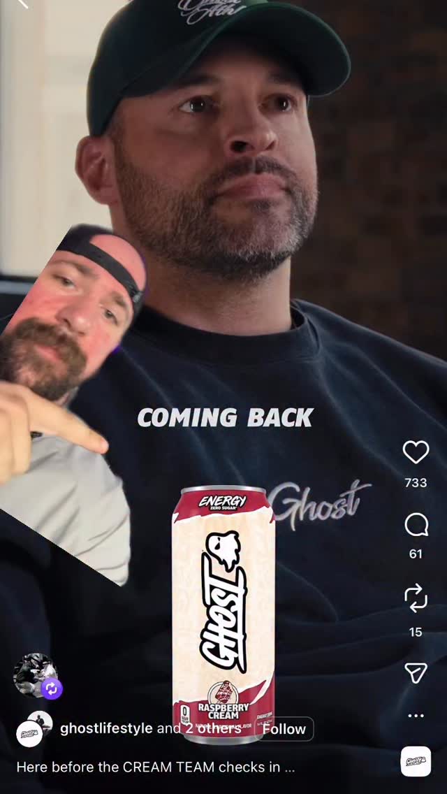 Raspberry cream @ghostenergy