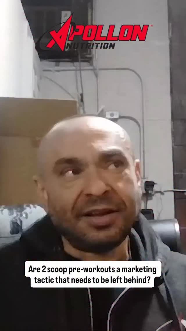 Are 2 scoop pre-workouts a marketing tactic that needs to be left behind?