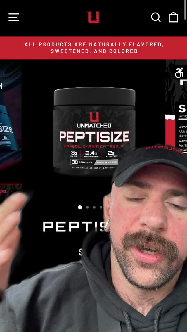 PEPTISIZE by @unmatchedsupps