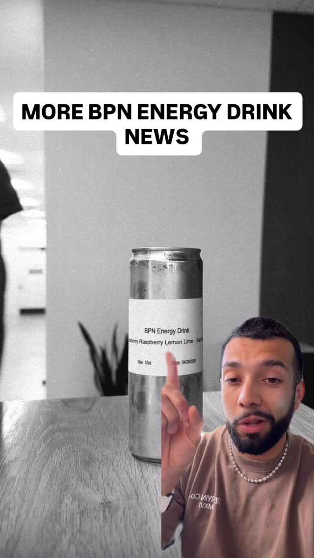 More @bpnsupps energy drink leaks from @nickbarefitness 
