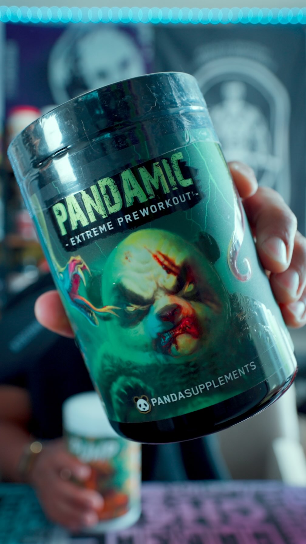 Sour Apple Melon Candy 🤔👀 how we feeling about @pandasupps brand new flavor?