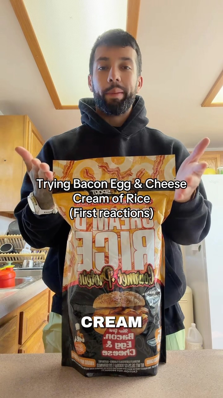 Bacon Egg & Cheese Cream of Rice 😳 cop or drop?