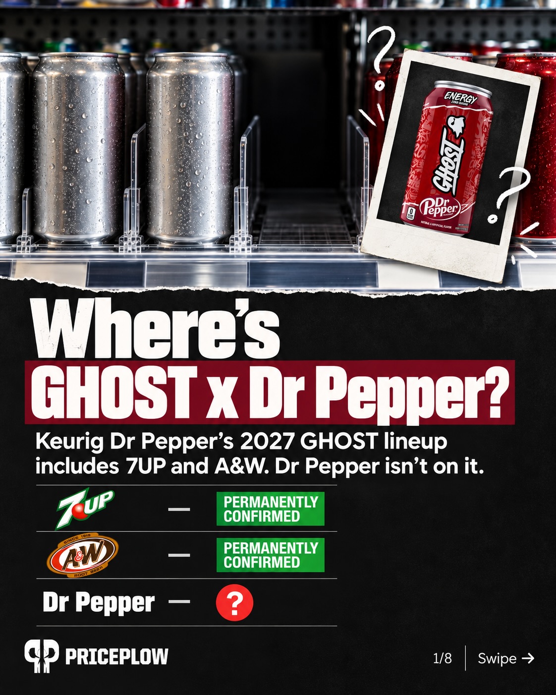 Everyone wants to know: where’s the @ghostenergy and @drpepper collab?