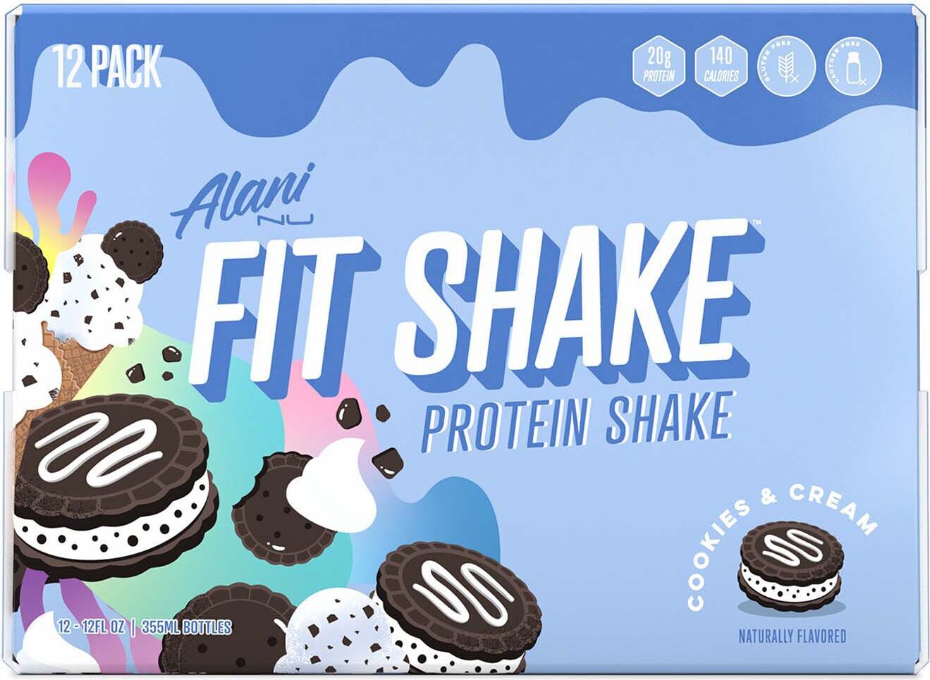 Alani Nu Cookies & Cream Protein Shake 12-Pack