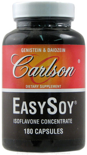 Carlson labs Easy soy (easysoy) isoflavone concentrate, 180 capsules (088395083228)