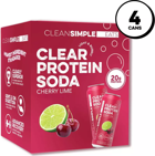 Clean Simple Eats Clear Protein Soda Drink
