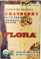 Flora Cranberry with Rooibos Herbal Blend