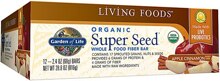 Garden Of Life Organic Super Seed Whole Food Fiber Bar