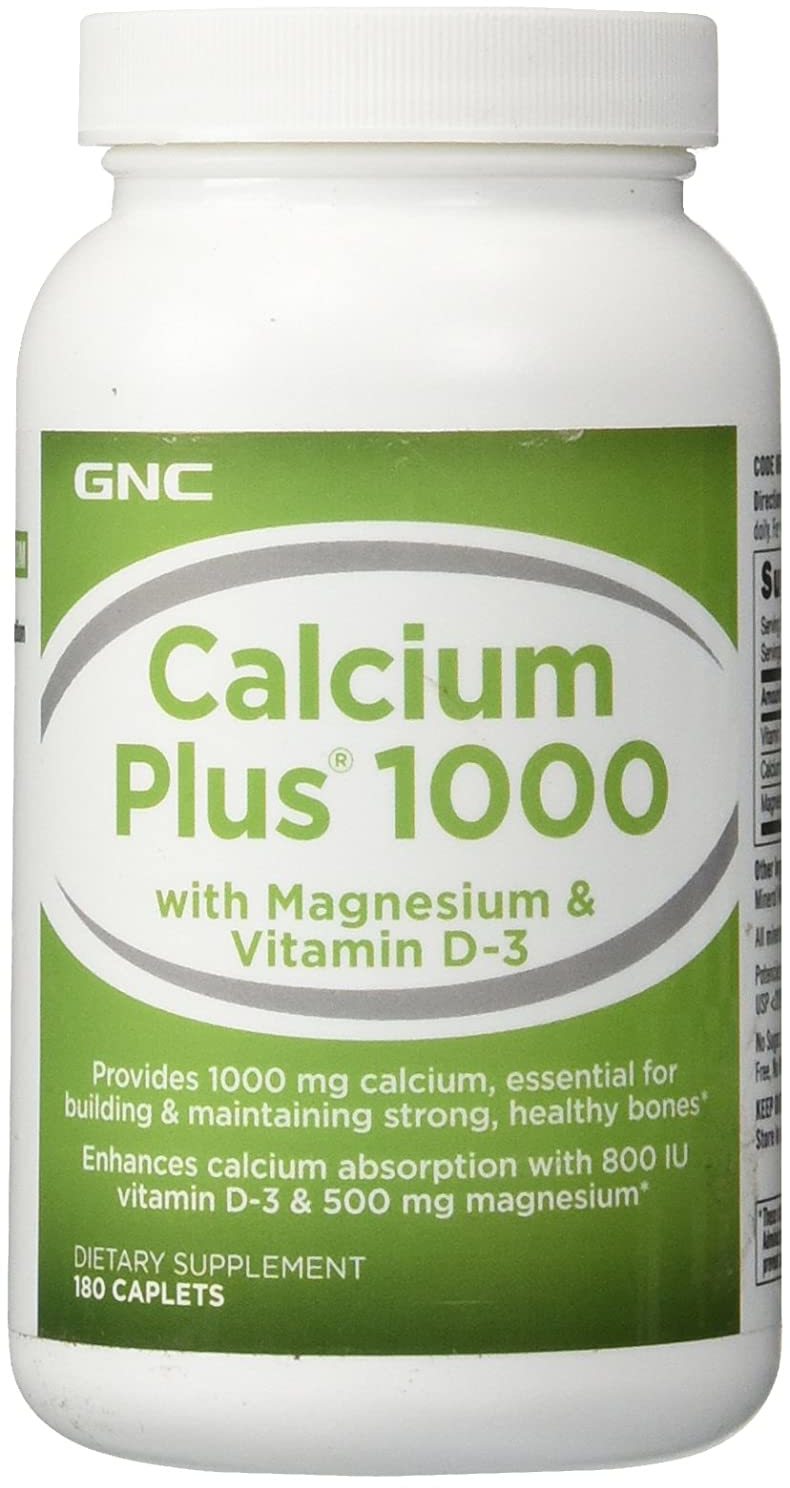 GNC Calcium Plus 1000 with Magnesium & Vitamin D PricePlow