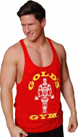 gold's gym men's golds gym stringer joe premium vest royal blue