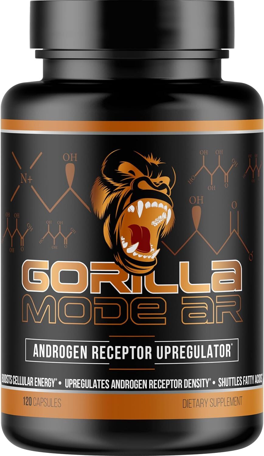 Gorilla Mode Stim Energy Pre-Workout Formula - Intense Focus & Clean Mental  Energy/L-Tyrosine, Kanna