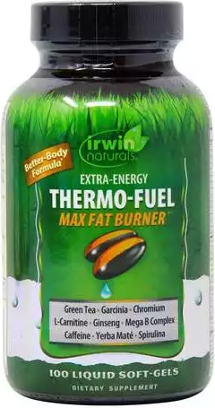 Irwin Naturals Extra-Energy Thermo-Fuel Max Fat Burner - 100 Liquid  Soft-Gels