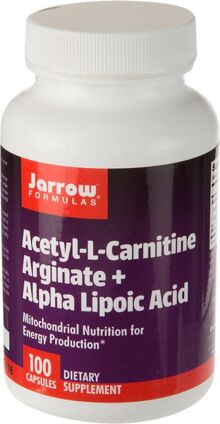 Jarrow Formulas Acetyl L-Carnitine Arginate + Alpha Lipoic Acid