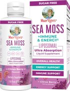 Mary Ruth's Sea Moss +Immune & Energy - Sugar Free