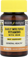 Mason Naturals Daily Multiple Vitamins with Iron