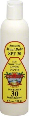 maui babe spf 30 sunscreen lotion