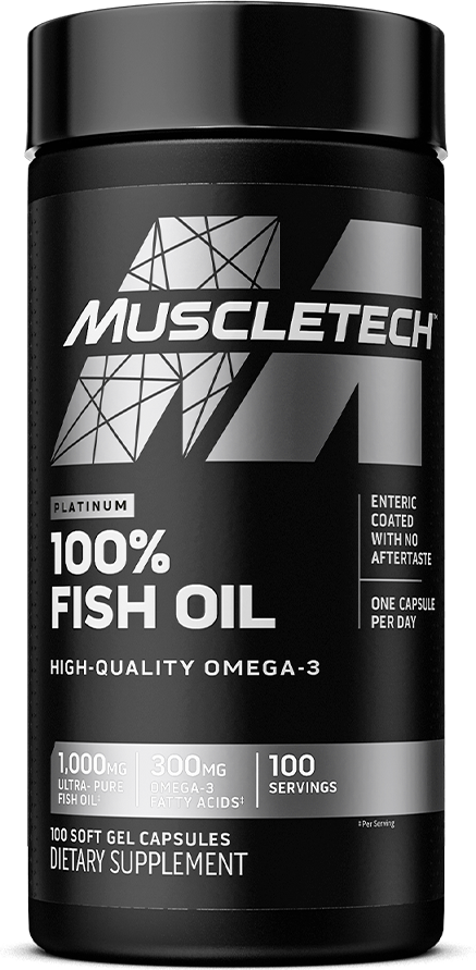 Platinum 100% Omega Fish Oil Capsules - MuscleTech · MuscleTech