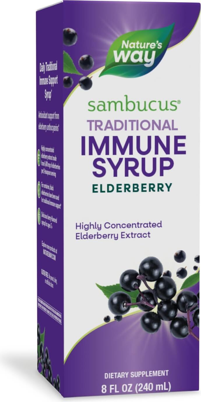 Nature's Way Sambucus Traditional Elderberry Immune Syrup