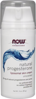 NOW Natural Progesterone Liposomal Skin Cream