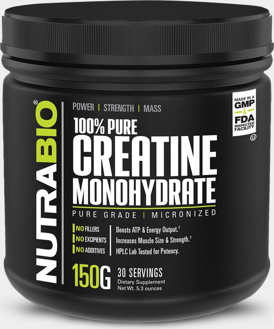 NutraBio Creatine Monohydrate