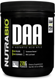 NutraBio D-Aspartic Acid