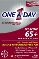 One A Day Proactive 65+ for Men & Women