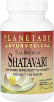 Planetary Herbals Ayurvedics - Shatavari, Full Spectrum