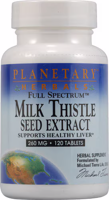 Planetary Herbals Milk Thistle Seed Extract, Full Spectrum