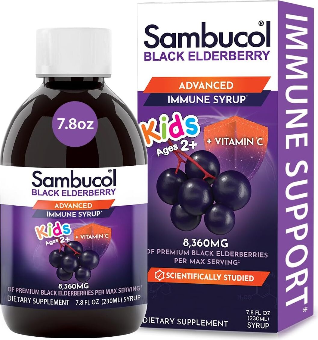 Sambucol Black Elderberry Advanced Syrup for Kids