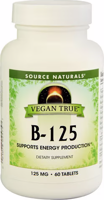 Source Naturals Vegan True - Vitamin B-125