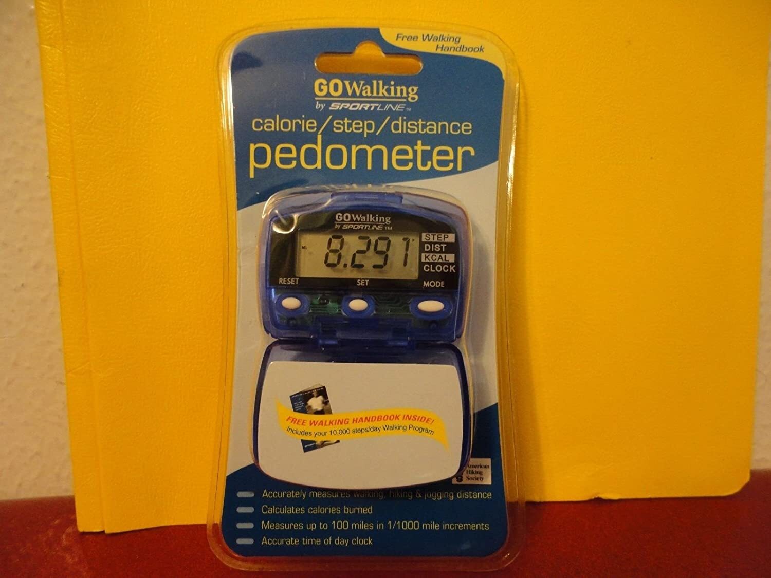 Sportline 345 Walking Advantage StepDistanceCalorie Pedometer