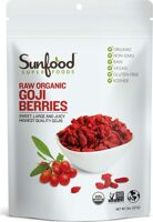 Sunfood Superfoods Goji Berries, Raw Organic