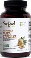 Sunfood Superfoods Maca Capsules, Gelatinized
