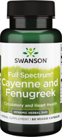 Swanson Cayenne and Fenugreek, Full Spectrum