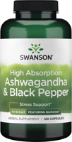 Swanson High Absorption Ashwagandha & Black Pepper