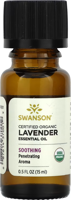 Swanson Lavender Oil, Certified Organic