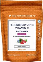 The Vitamin Shoppe Elderberry Zinc Vitamin C Soft Chews